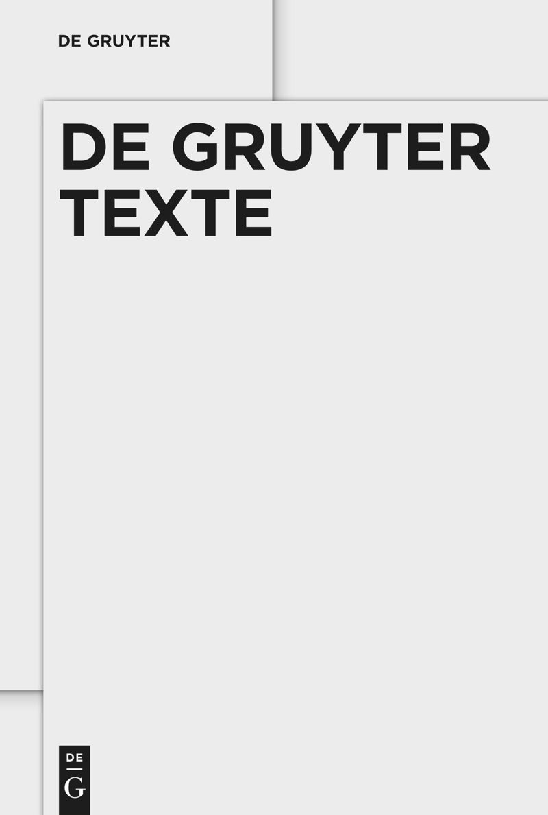 De Gruyter Texte