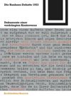 book: Die Bauhaus-Debatte 1953